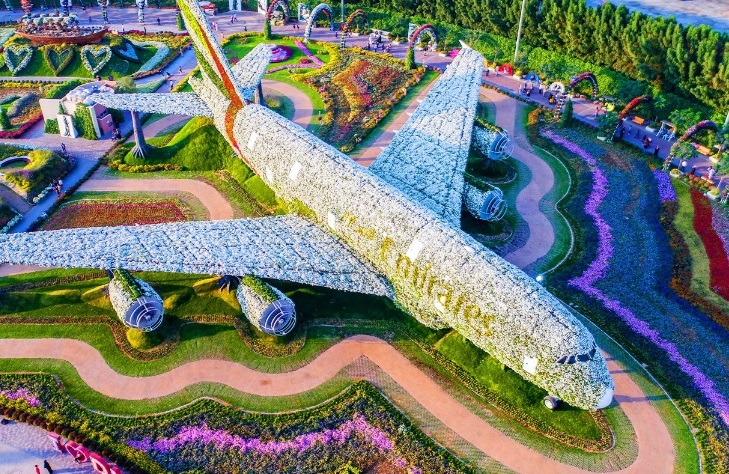 Парк Dubai Miracle Garden